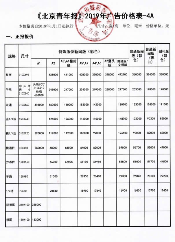 北京青年报广告投放价钱-大发welcome